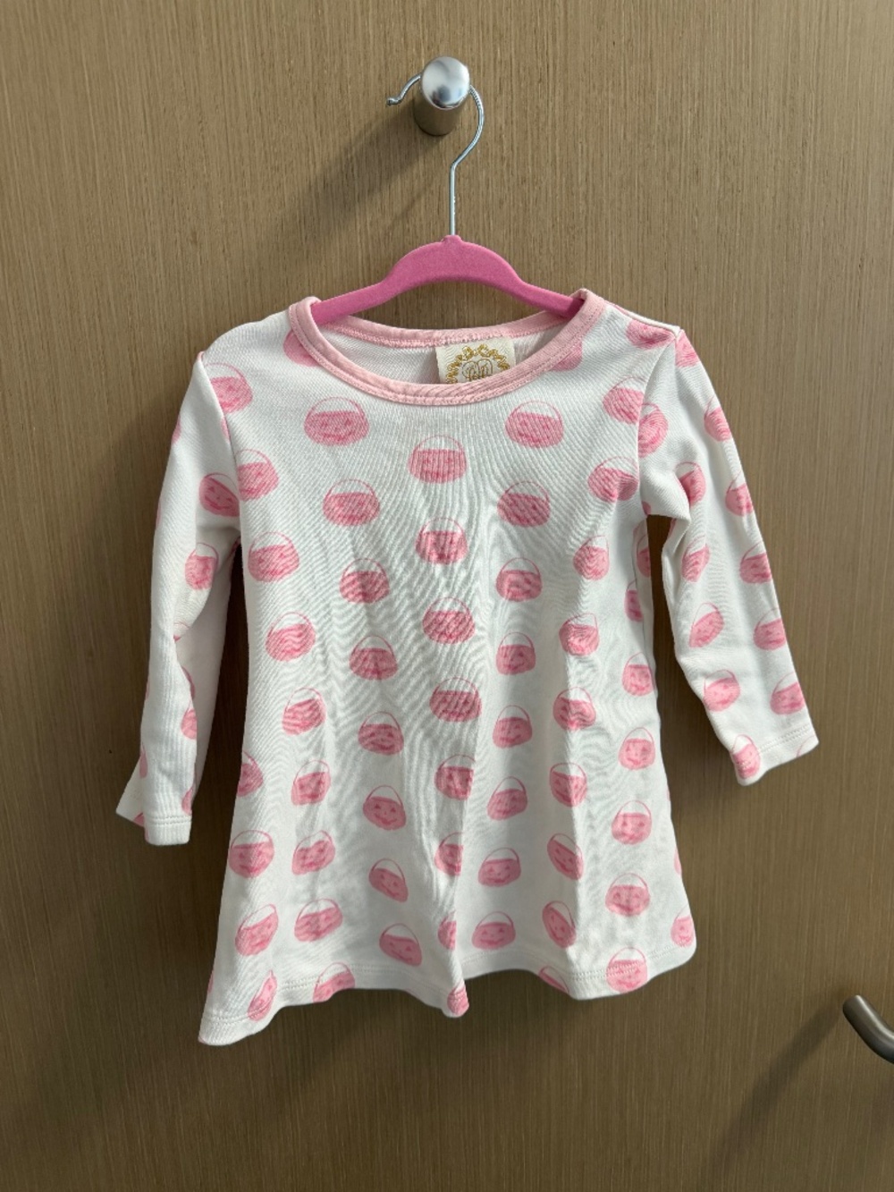 Beaufort Bonnet Pink Pumpkin Long Sleeve Dress 2T